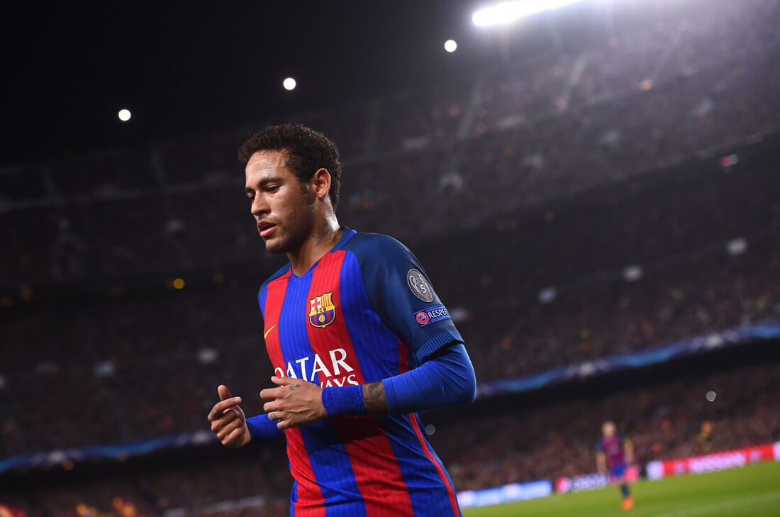 Neymar em ação pelo Barcelona