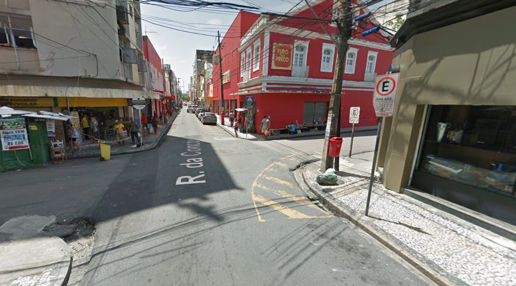 Bloqueio acontece na rua da Concórdia