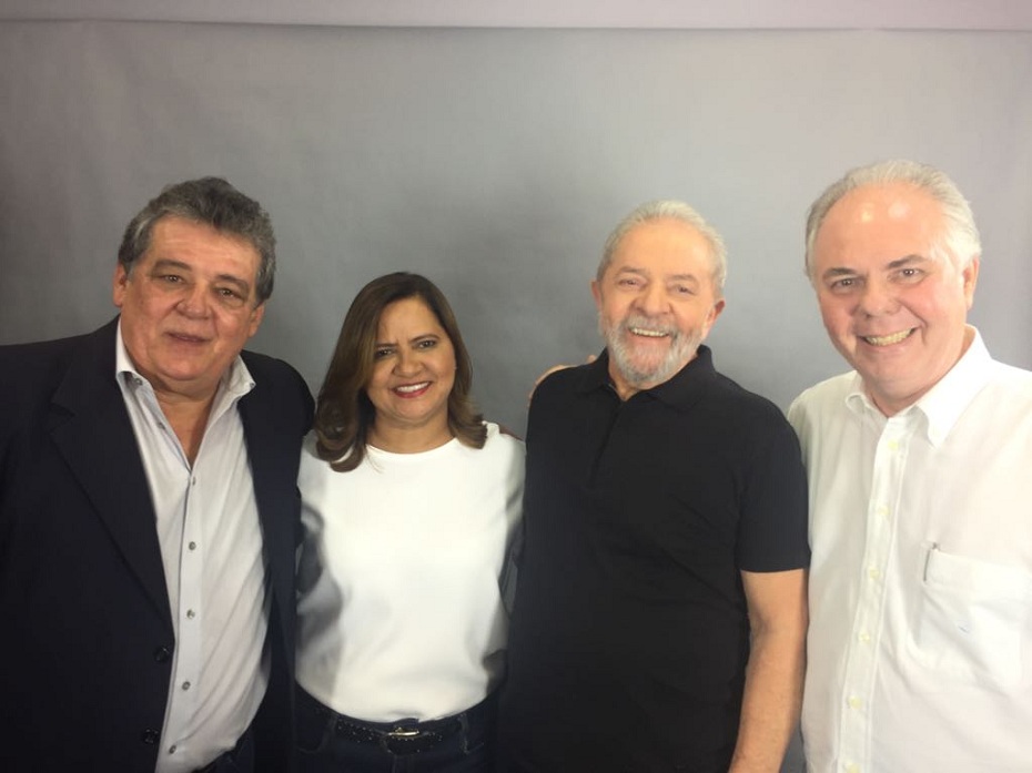 Silvio Costa, Célia Sales, Lula e Romero Sales
