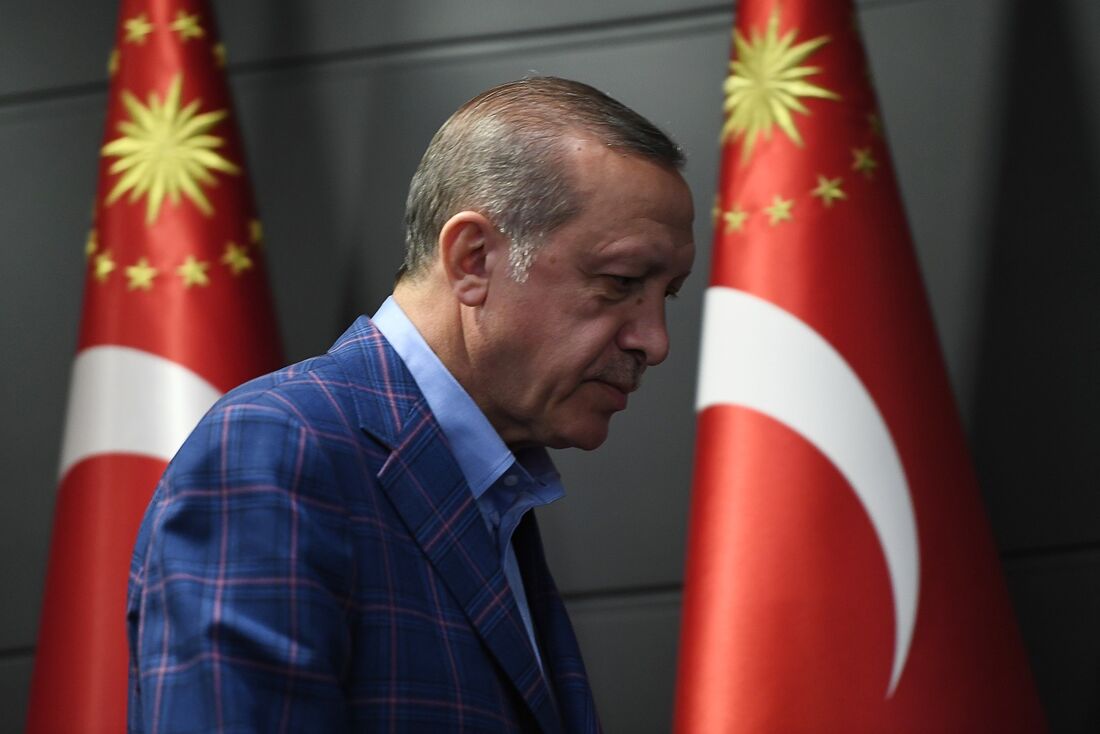 O presidente da Turquia, Recep Tayyip Erdogan