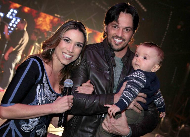 Patrícia, Fábio e o filho, Pedro