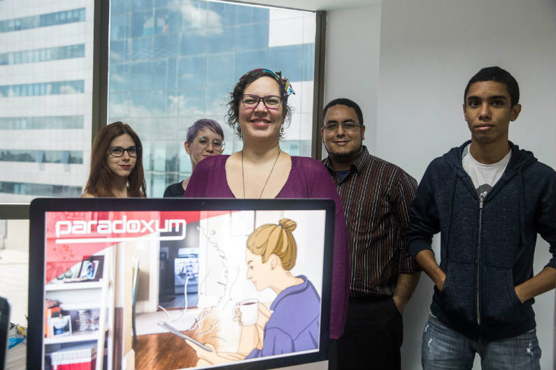 Fabiola Blah e equipe