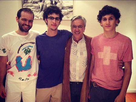 Caetano reúne os três filhos para novo projeto musical
