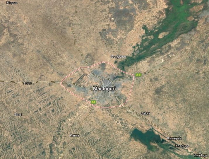 Maiduguri, capital do estado de Borno, na Nigéria