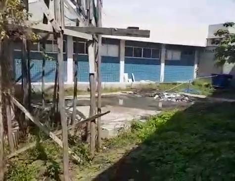 Sinpol mostra paralisação das obras do Complexo de Polícia Científica de Caruaru 