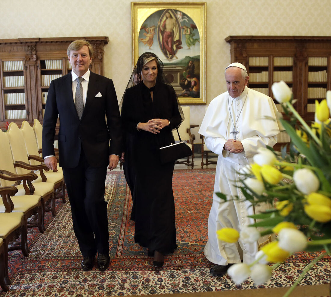 Papa recebeu os reis da Holanda