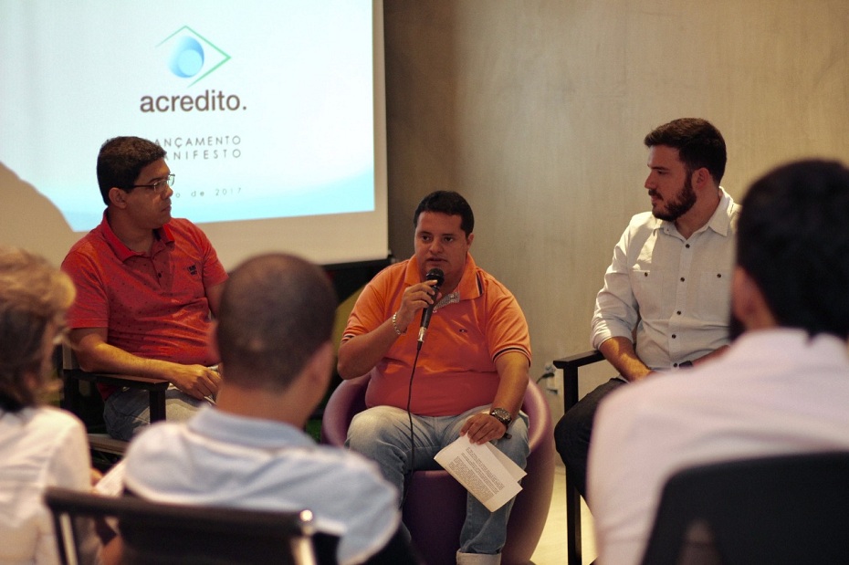 Lançamento do Acredito, no último final de semana