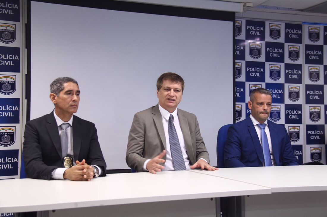 Delegados Claudio Castro, Charles Gultiergue e João Paulo Andrade