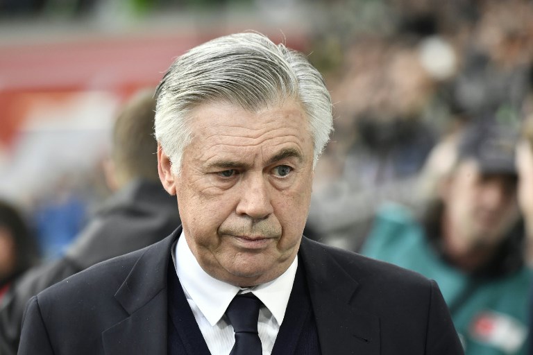 Carlo Ancelotti enquanto treinava o Bayern de Munique