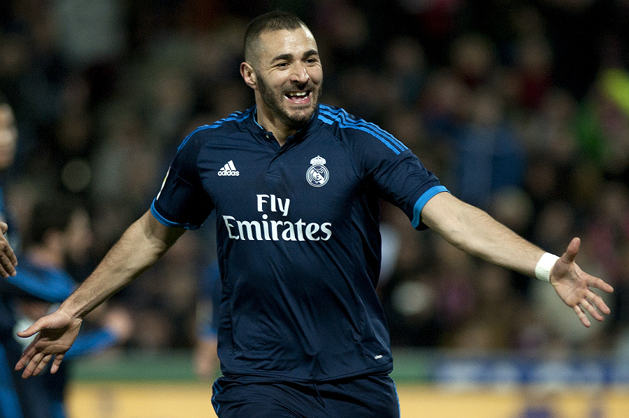 Benzema anotou 181 gols com a camisa do Real Madrid