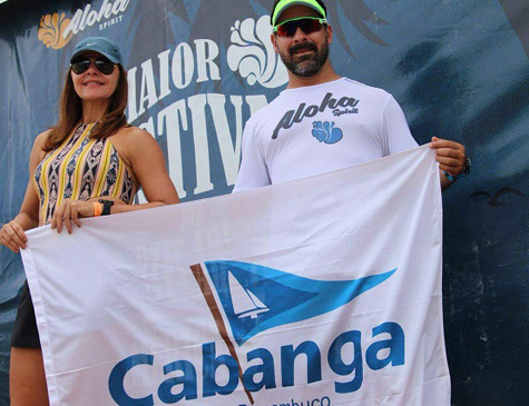 Clívia Murinelli e Guilherme Costa fazem parte da equipe de canoagem