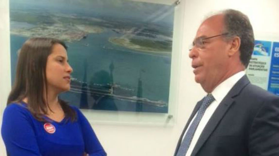 Fernando Bezerra voltou a se encontrar com Raquel Lyra