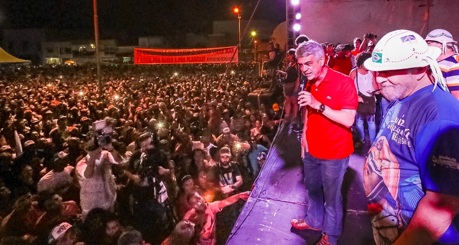 Humberto durante giro pelo Sertão