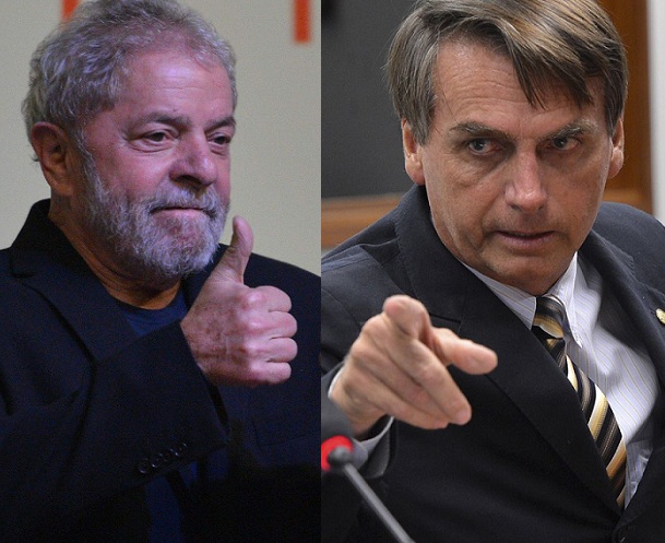 Lula e Bolsonaro