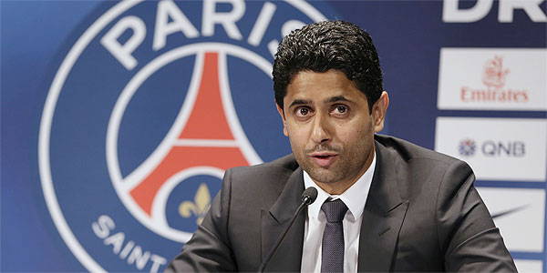Presidente do Paris Saint-Germain, Nasser Al-Khelaifi,