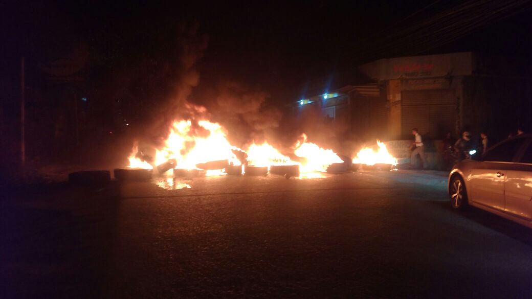 Protesto na Segunda Perimetral Norte