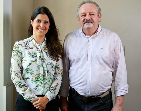 Dora Linhares e Newton Souza