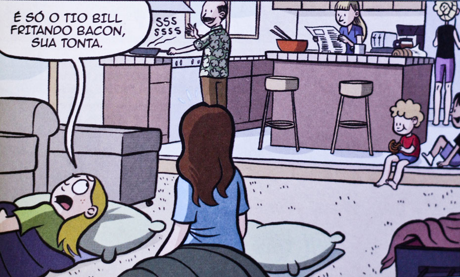 Trecho da HQ 'Irmãs'