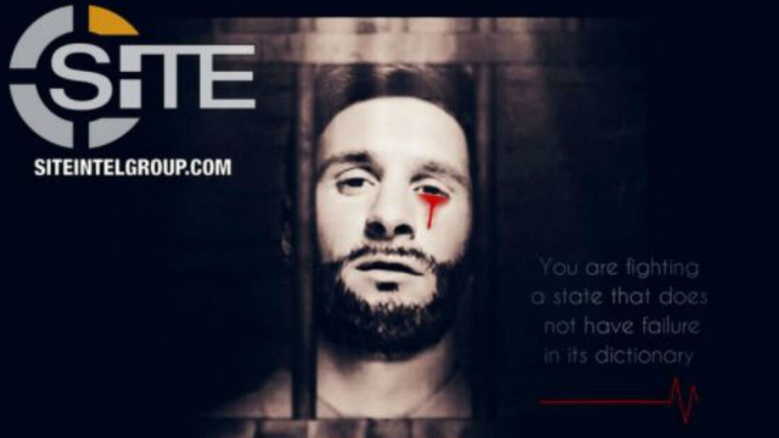 Messi com o rosto sangrando