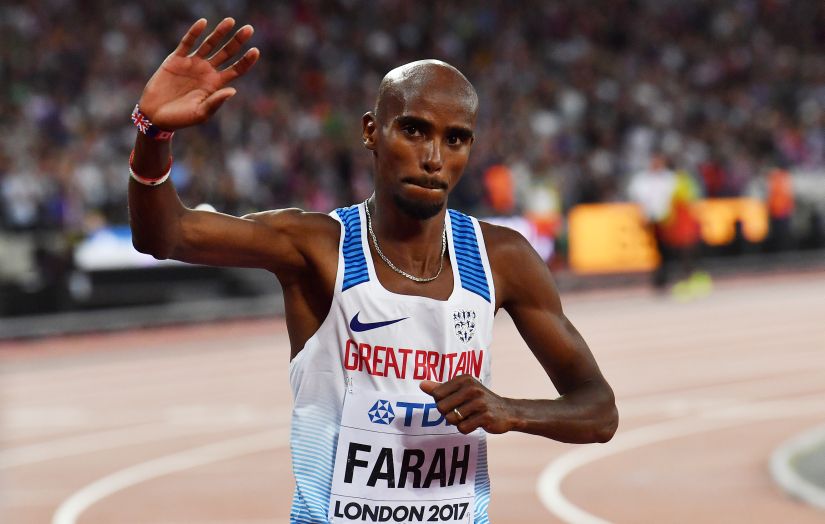 Mo Farah ganhou quatro medalhas de ouro olímpicas defendendo o Reino Unido