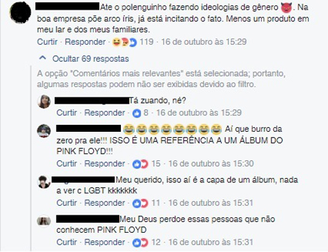 Alusão ao álbum "The Dark Side of the Moon" gerou polêmica das redes