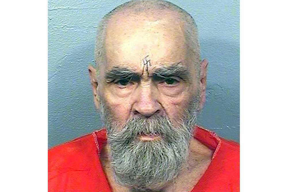  Charles Manson em 14 de agosto de 2017