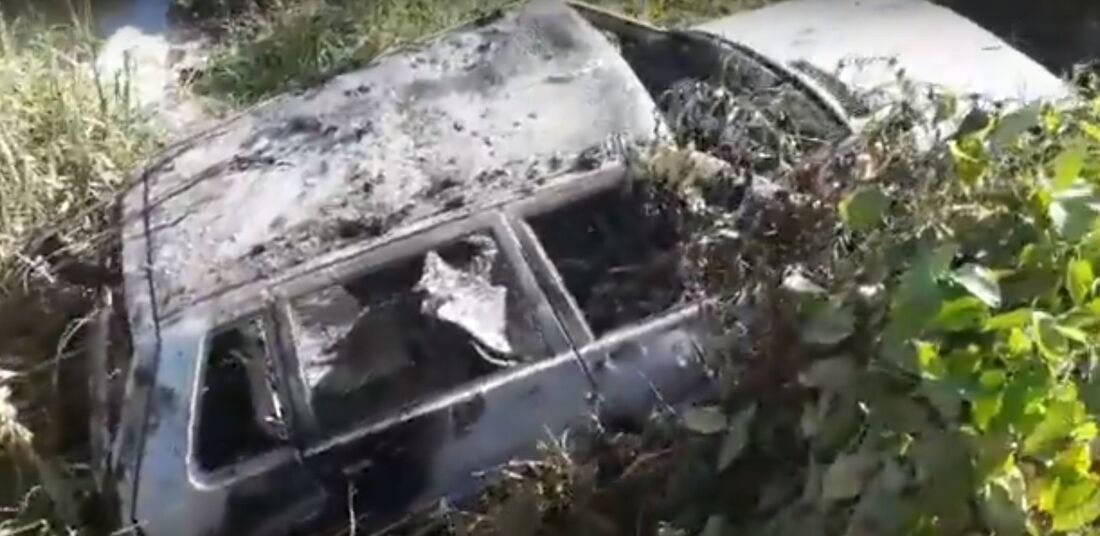 Corpo foi encontrado dentro de carro carbonizado