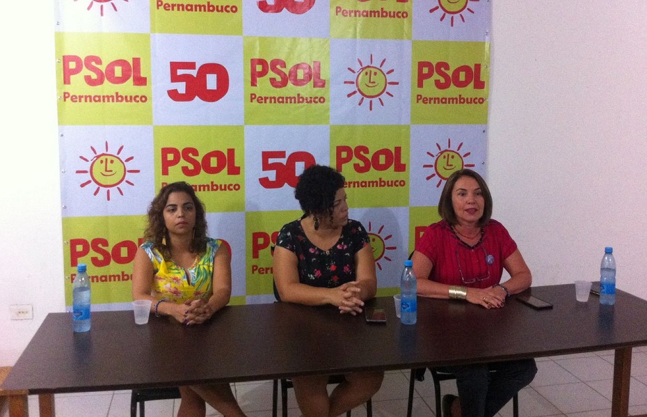 Eugênia Lima, Dani Portela e Albanise Pires compõem a chapa