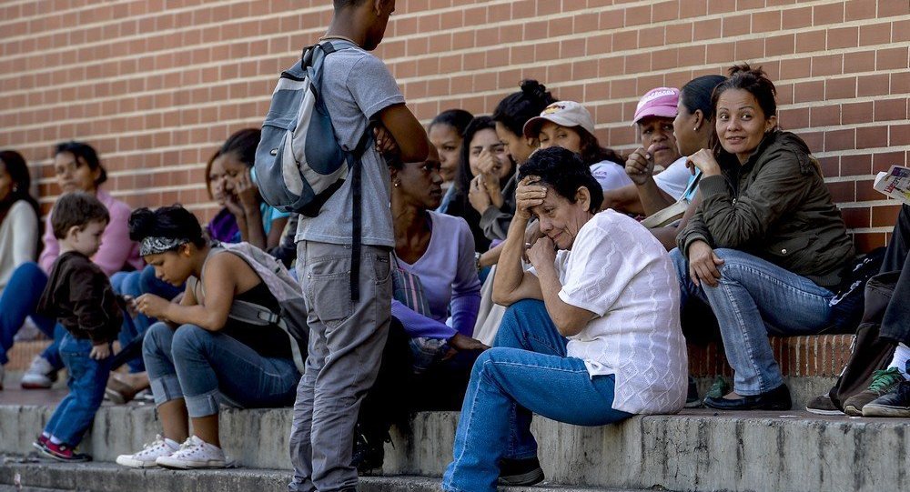 Imigrantes venezuelanos