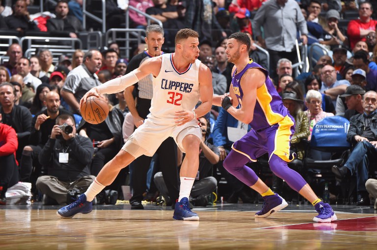 Griffin em ação pelos Clippers na atual temporada