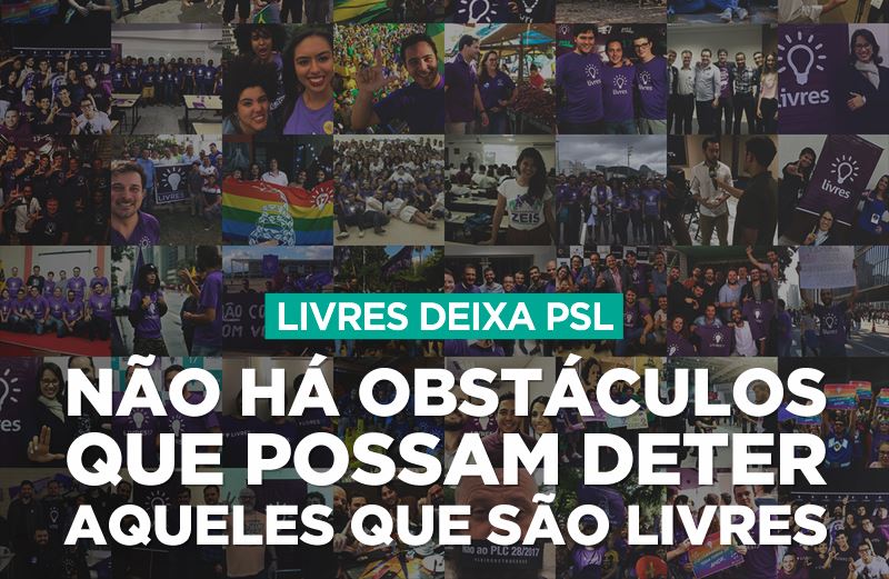 Nota do Livres foi divulgada no Facebook