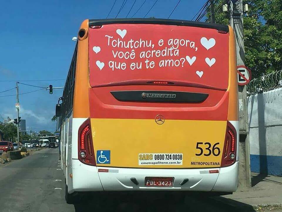 Campanha sobre 'Tchutchu' chamou muita atenção nas redes sociais