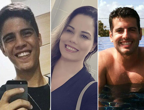 Miguel, Daniel e Lia estavam no Globocop no momento do acidente