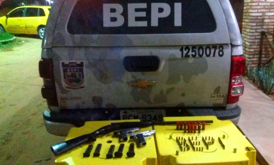 Polícia apreendeu armas e munição em poder de 'Nego de Lídio'