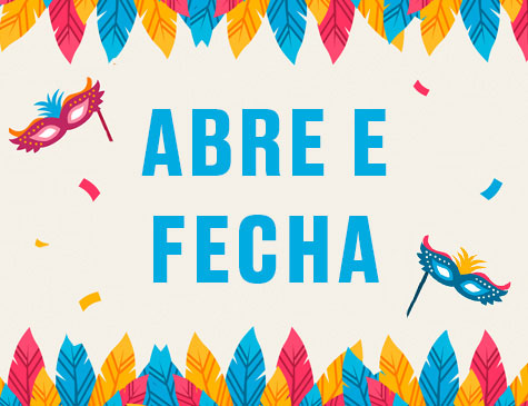 Abre e fecha do Carnaval