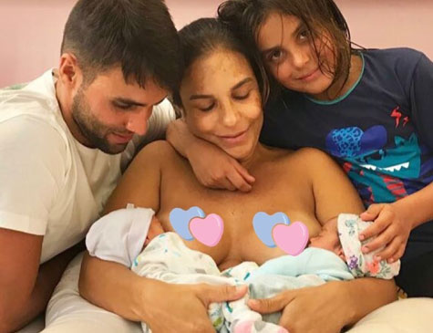 Ivete Sangalo, o marido e os filhos