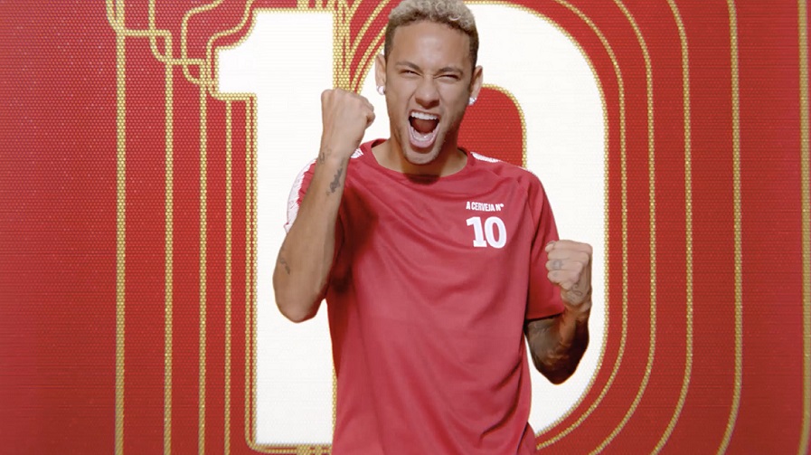 Neymar em propaganda recente que gerou mal estar