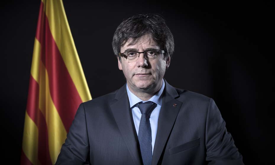 O fugitivo independentista catalão, Carles Puigdemont