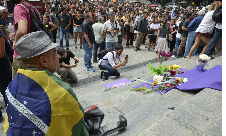 Enterro da vereadora Marielle Franco
