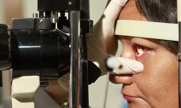 Exame oftalmológico