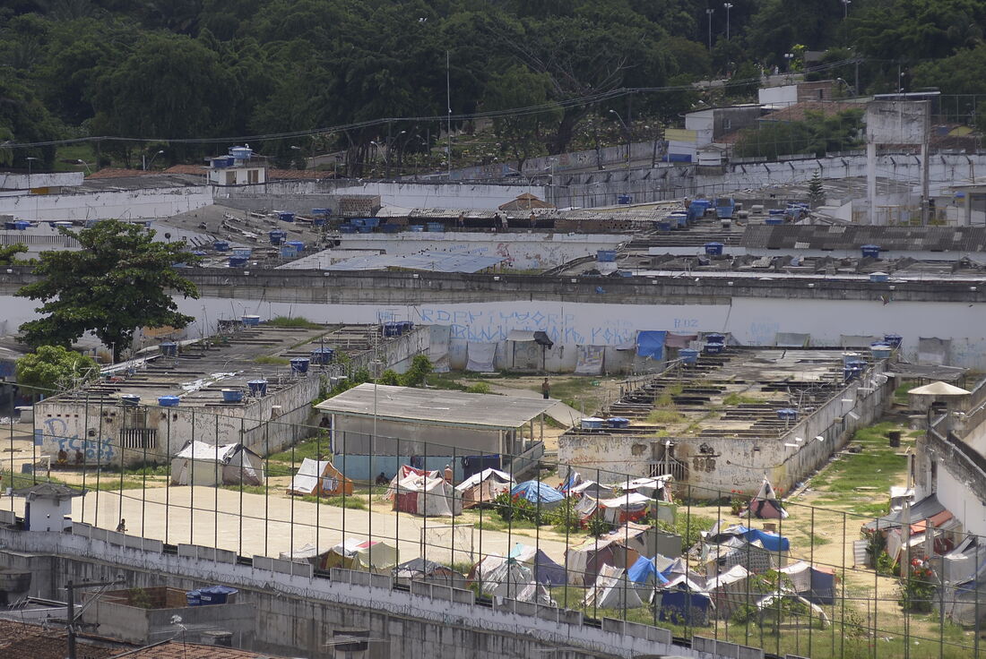 Parte do Complexo do Curado, na Zona Oeste do Recife