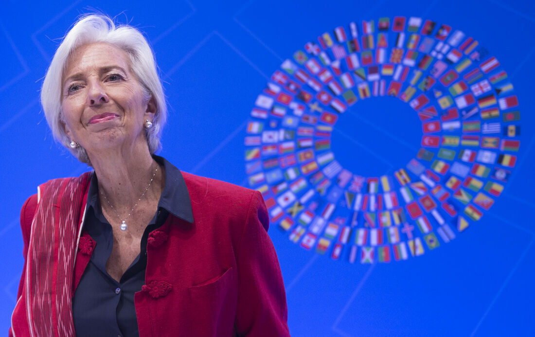 Christine Lagarde, a presidente do Banco Central Europeu (BCE)