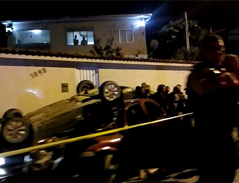 Capotamento na Zona Norte do Recife