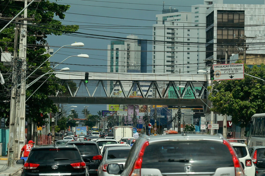 A avenida Herculano Bandeira, no Pina