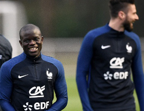 Kanté é o homem dos desarmes da seleção francesa