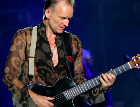 Sting é cantor inglês e ex-participante da banda The Police