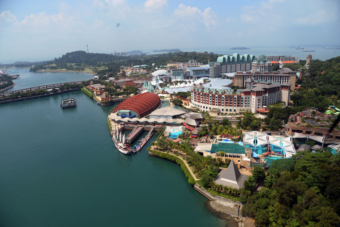 Ilha de Sentosa, em Singapura