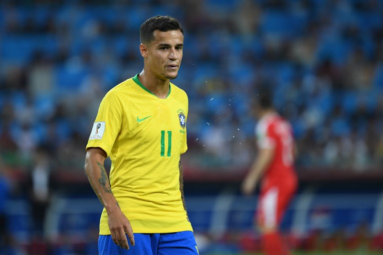 Philippe Coutinho lamentou a saída do Brasil da Copa do Mundo