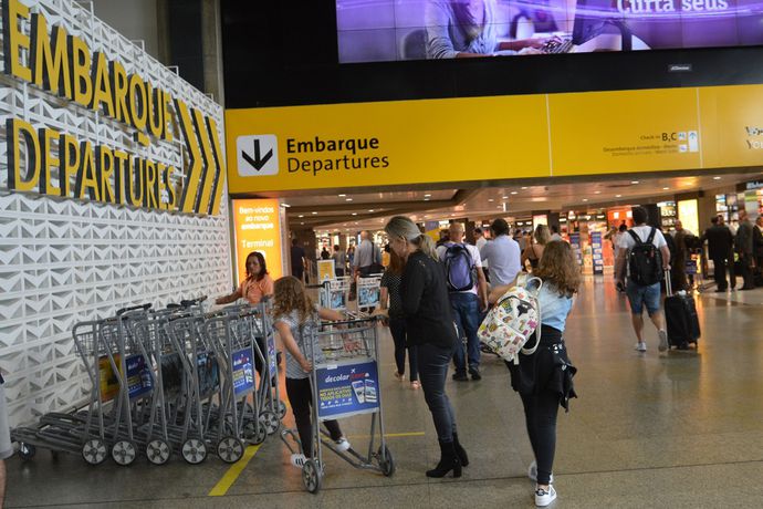 Aeroporto de Guarulhos, em São Paulo