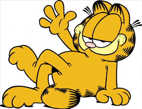 Desde sempre apaixonado por lasanha, Garfield foi criado por Jim Davis em 1978